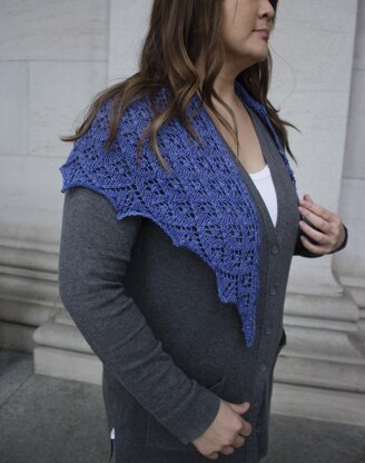 Mt Rose Triangle Shawl