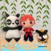 Panda (Ranma) amigurumi