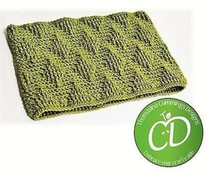 CROCHET PATTERN Diamond Cable Dishcloth 