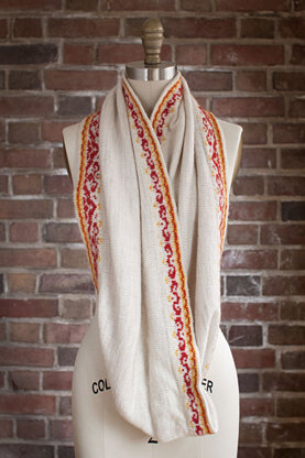 Melimoyu Scarf in Manos del Uruguay Silk Blend Fino - 2014U