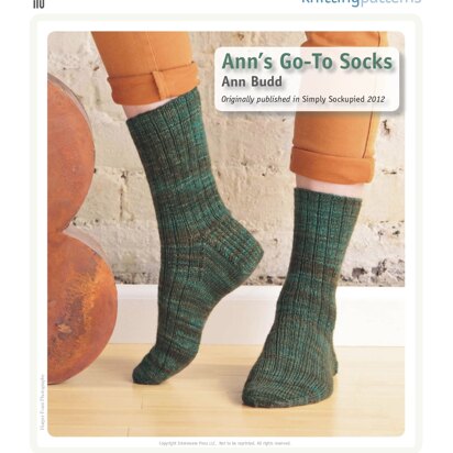 Ann's Go-To Socks in The Verdant Gryphon Bugga! - Downloadable PDF