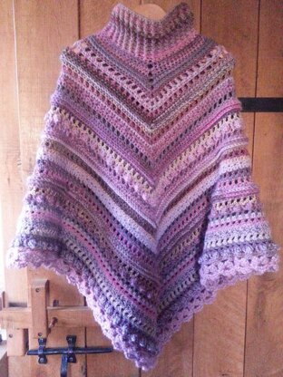Secret Paths and Hidden Daisies Poncho