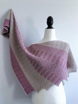 Sakura Season shawl