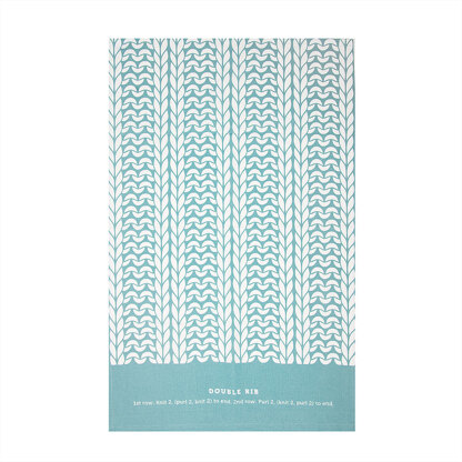 Debbie Bliss Double Rib Stitch Tea Towel