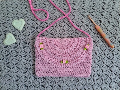 Crochet Coquette Flower Bag/Purse Pattern