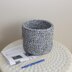 Basket ''Morning" (ribbon yarn)