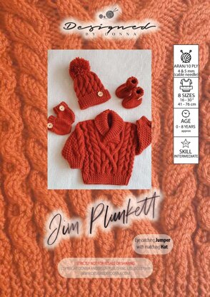 "Jim Plunkett" Aran Knitting Pattern