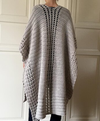 Crochet Ruana Pattern: Wrap-Me-Up Ruana