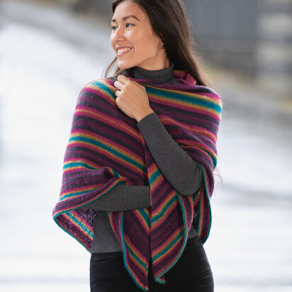 Thelma Shawl in Viking Nordlys - Downloadable PDF