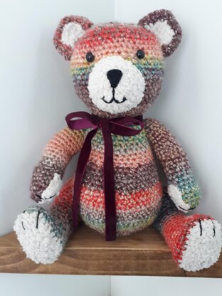 Ralph The Rainbow Bear Crochet Pattern