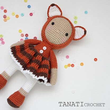 Crochet Pattern of DOLL - FOX