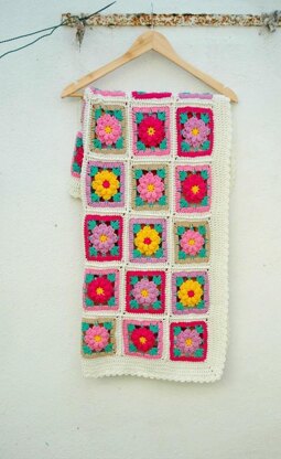 Vintage Flower Blanket