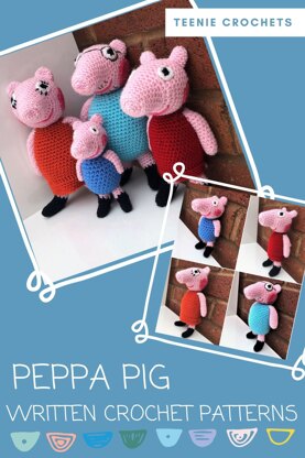 4 Peppa Pig Crochet Patterns