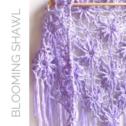 Blooming Shawl Crochet Pattern