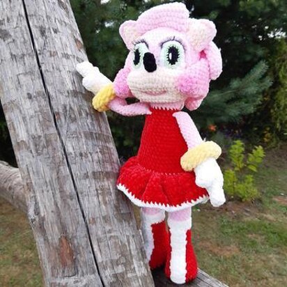 Crochet Pattern Sonic's Girlfriend - Amy Rose