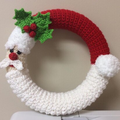 Santa Wreath