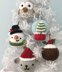 Knit Christmas Ball Ornaments