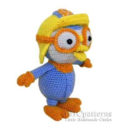 Pororo Inspired Penguin Crochet Pattern, PDF Pattern