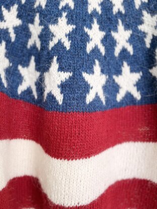 US Flag Icelandic Lopapeysa Sweater