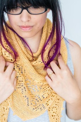 Wheat Fields Shawl