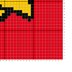 Red Bird Square Blanket 60x60 Grid Intarsia Crip C2C Crochet Tutorial