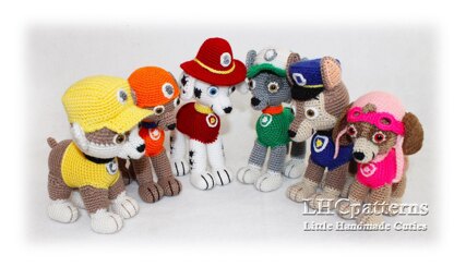 Paw Patrol Six Pups Crochet Pattern