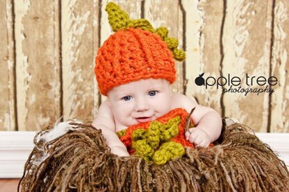 Chunky Pumpkin Hat & Cocoon