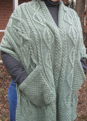 Warm Stowe Pocket Shawl