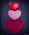 Heart with African flowers Heart for Valentine