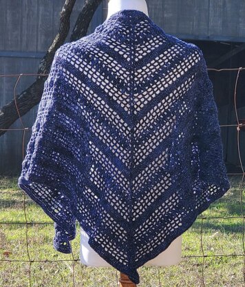 Texas Bluebonnet Shawl