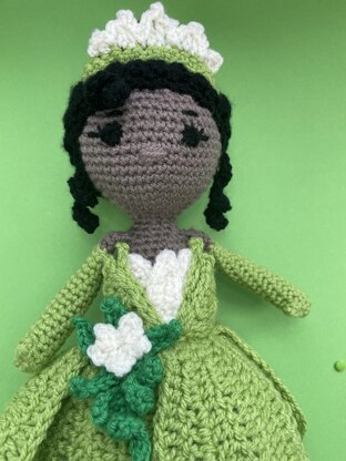 Hard-Working Princess amigurumi doll