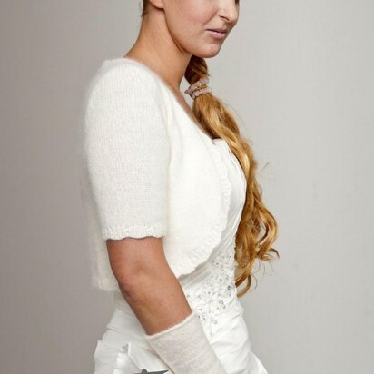 Bridal cardigan short sleeves