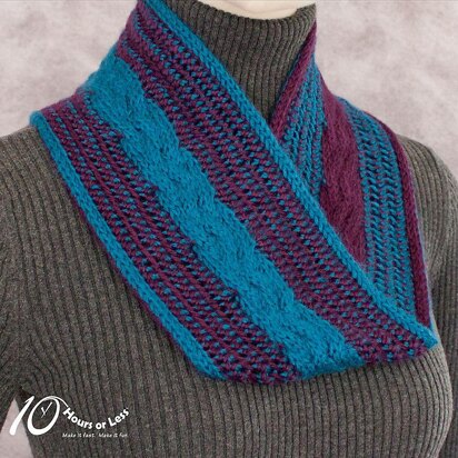 Bi-Color Braid - knitting pattern