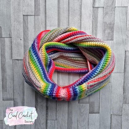 The BiColour Rainbow Cowl