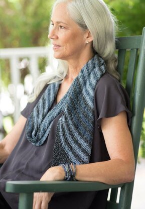 Toledo Scarf in Berroco Mykonos Stonewash - MykonosStonewash-TO - Downloadable PDF