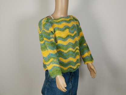 Kids ripple sweater