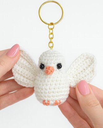 Crochet Dove Amigurumi Pattern, Crochet Bird Pattern