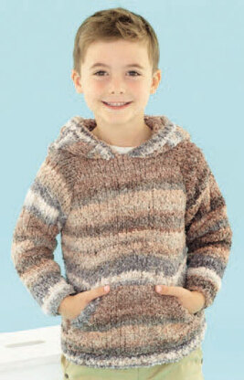Hooded and Round Neck Sweaters in Sirdar Flurry - 4767 - Downloadable PDF