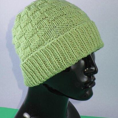 Basket Weave Spring Beanie Hat