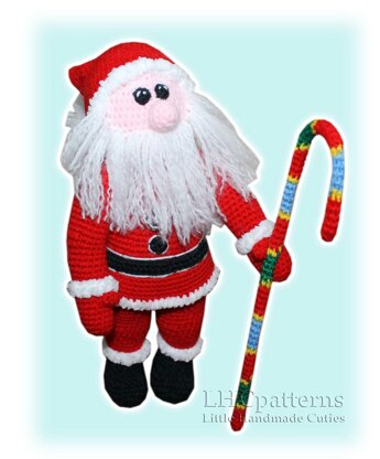 Santa Claus Crochet Pattern, Father Christmas Crochet Pattern, Doll Crochet Pattern, Amigurimi Santa Claus
