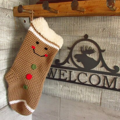 Gingerbread Man Stocking