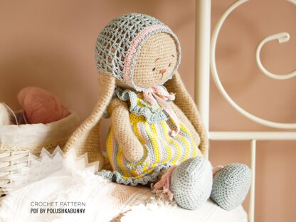 Doll Clothes, Crochet Pattern - Outfit APRIL