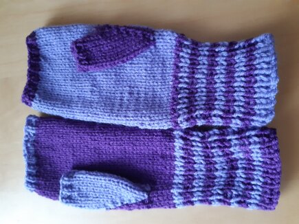 Fingerless gloves for the grown ups #4