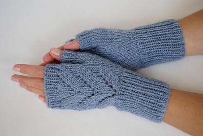 Wool Fingerless Gloves - Mill Street Textiles