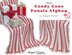 Candy Cane Panels Afghan Crochet Pattern