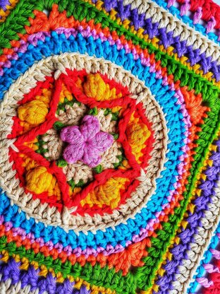 Popstar Granny Square 12"