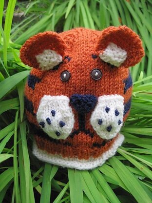 Tiger Paws Baby Hat and Booties