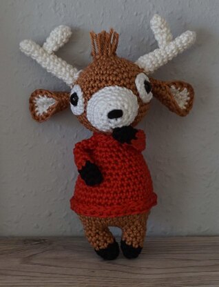 Crochet Pattern Reindeer Rudolph and his Friends!