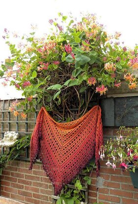 Lavender Cake Shawl