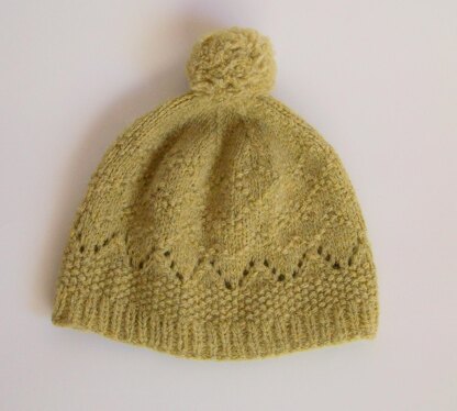 Champagne Queen Knit Hat